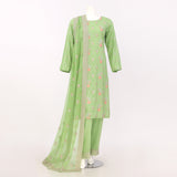 Pakistani Embroidered 3 Pieces Suit